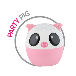 My Audio Pet Party Pig Wireless Bluetooth Speaker with True Wireless Stereo Pig