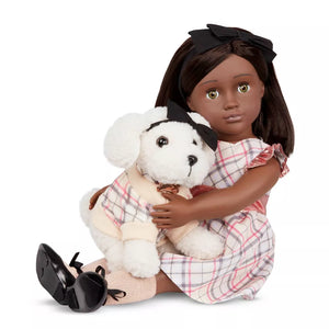 Our Generation Candice with Dog Plush Chic 18" Matching Doll & Pet Set