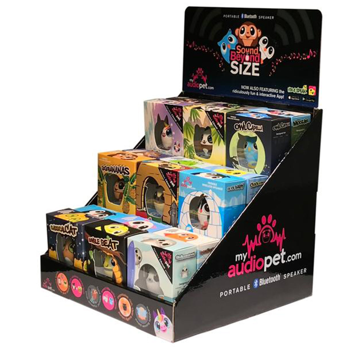 5.0 My Audio Pet Assorted 18 Unit Display +6 Pets - TS