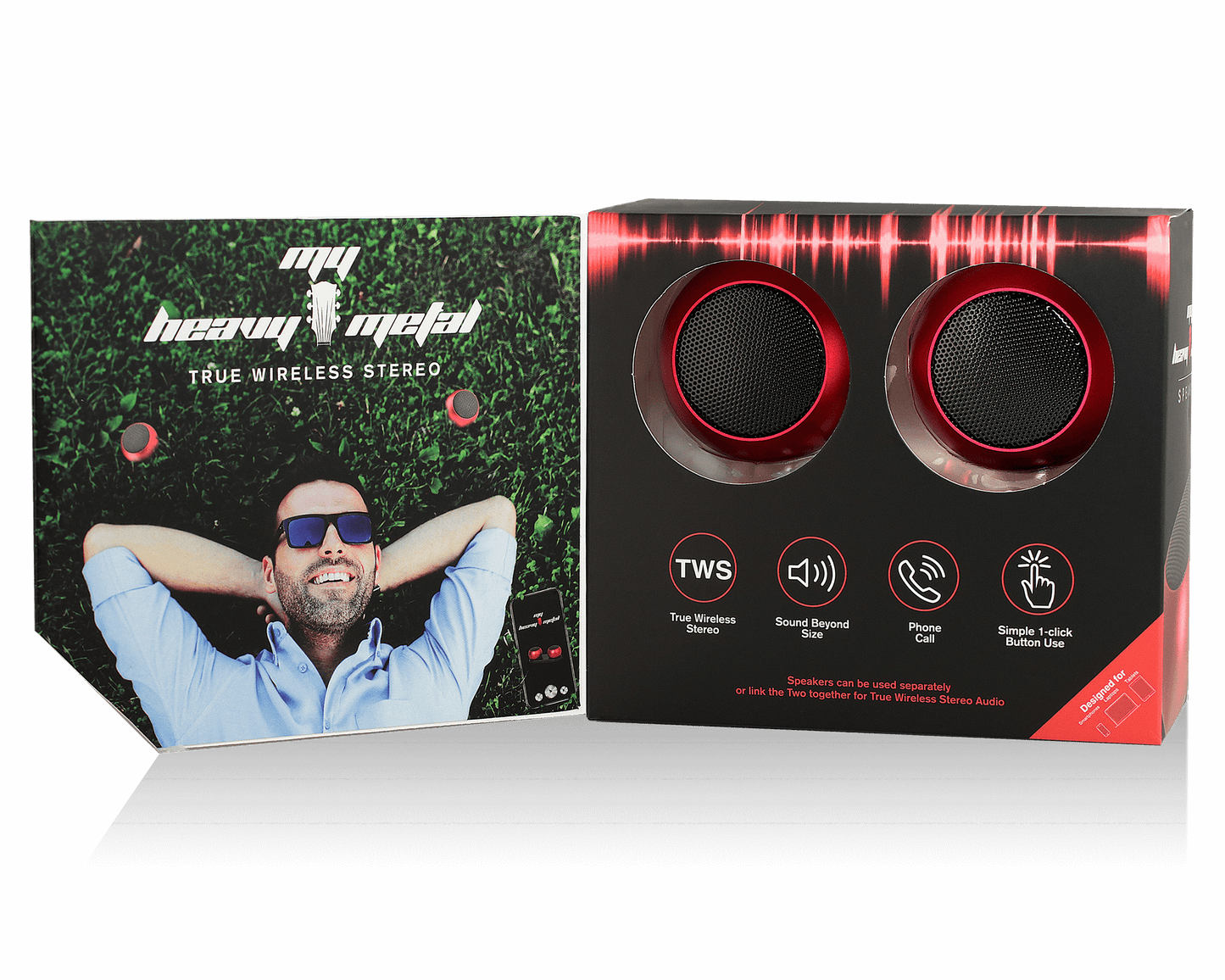 Heavy Metal Crimson Stereo Set