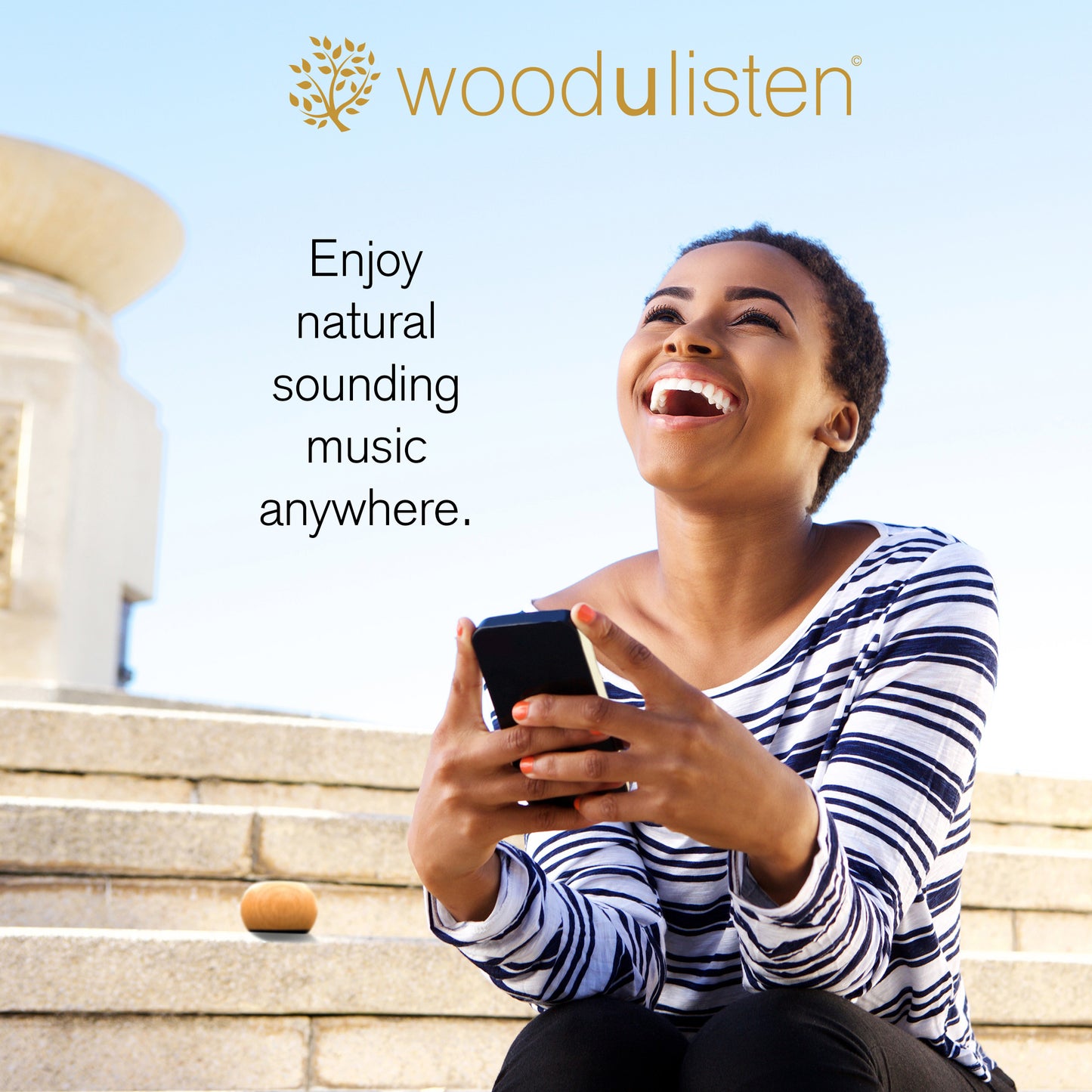 Woodulisten Natural Stereo Set with Charging Dock