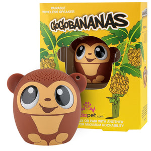 My Audio Pet GoGoBananas Wireless Bluetooth Speaker with True Wireless Stereo Monkey with banana tree box