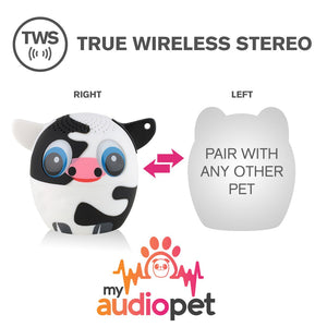 My Audio Pet Moozart Wireless Bluetooth Speaker with True Wireless Stereo Pair with any other MyAudioPet