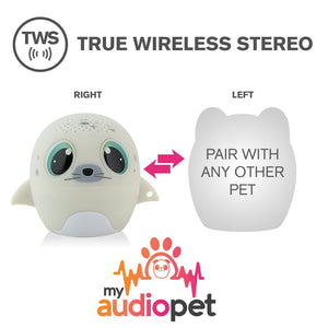 My Audio Pet SEALebration Wireless Bluetooth Speaker with True Wireless Stereo Pair with any other MyAudioPet