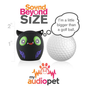 My Audio Pet Sonar Sonata Wireless Bluetooth Speaker with True Wireless Stereo Size of a Golf Ball
