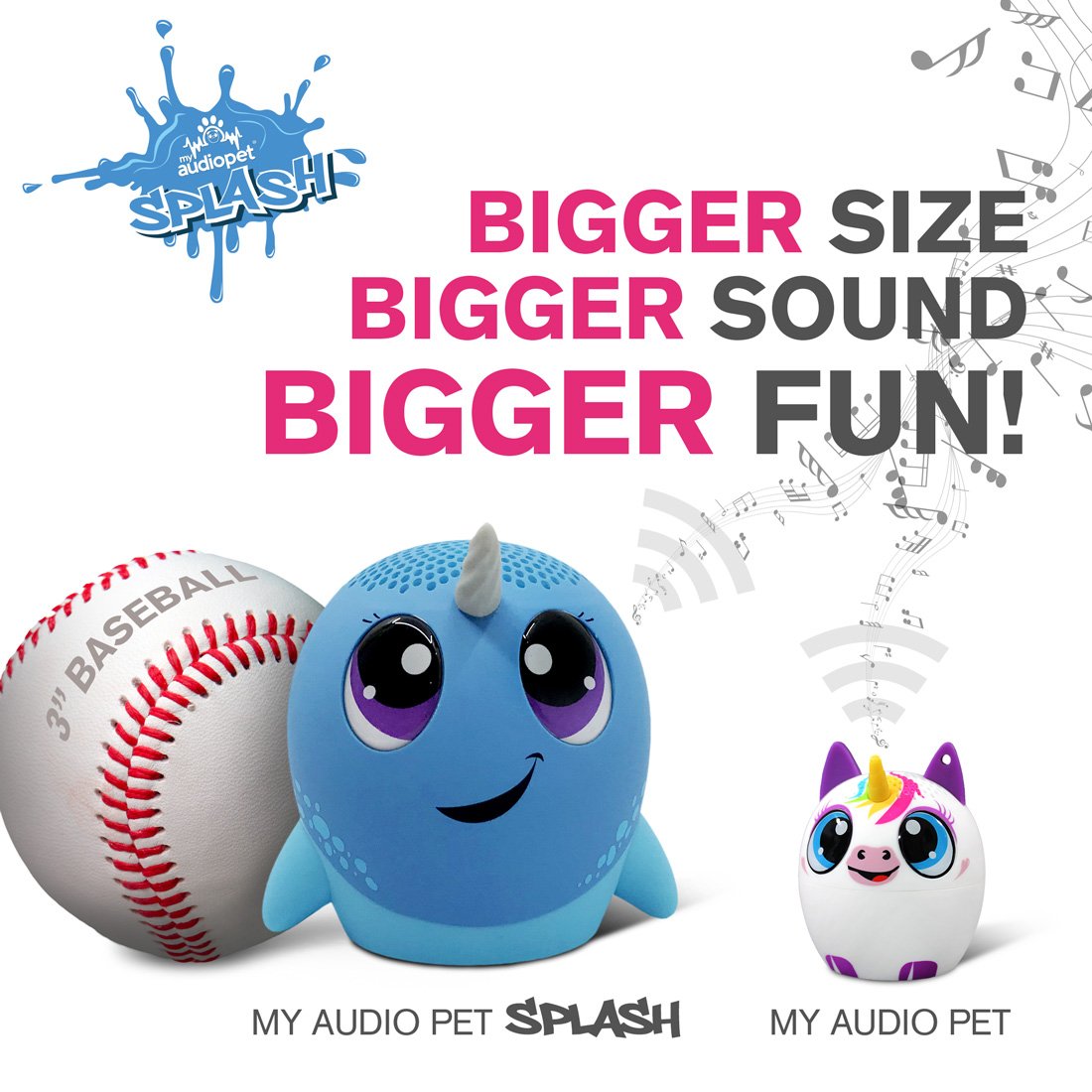 Narmony the Narwhal My Audio Pet SPLASH