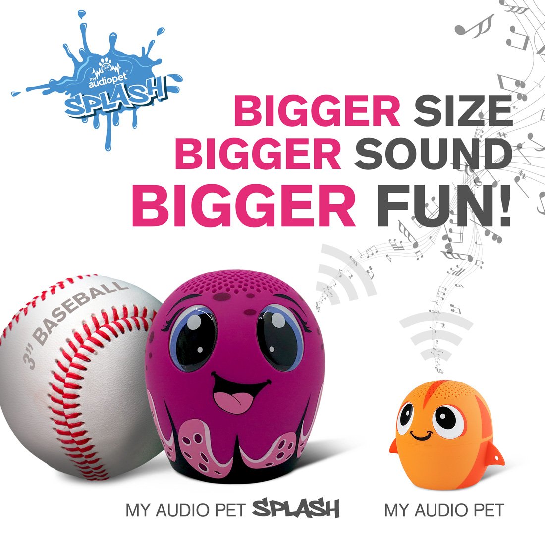 Rocktopod the Octopus My Audio Pet SPLASH