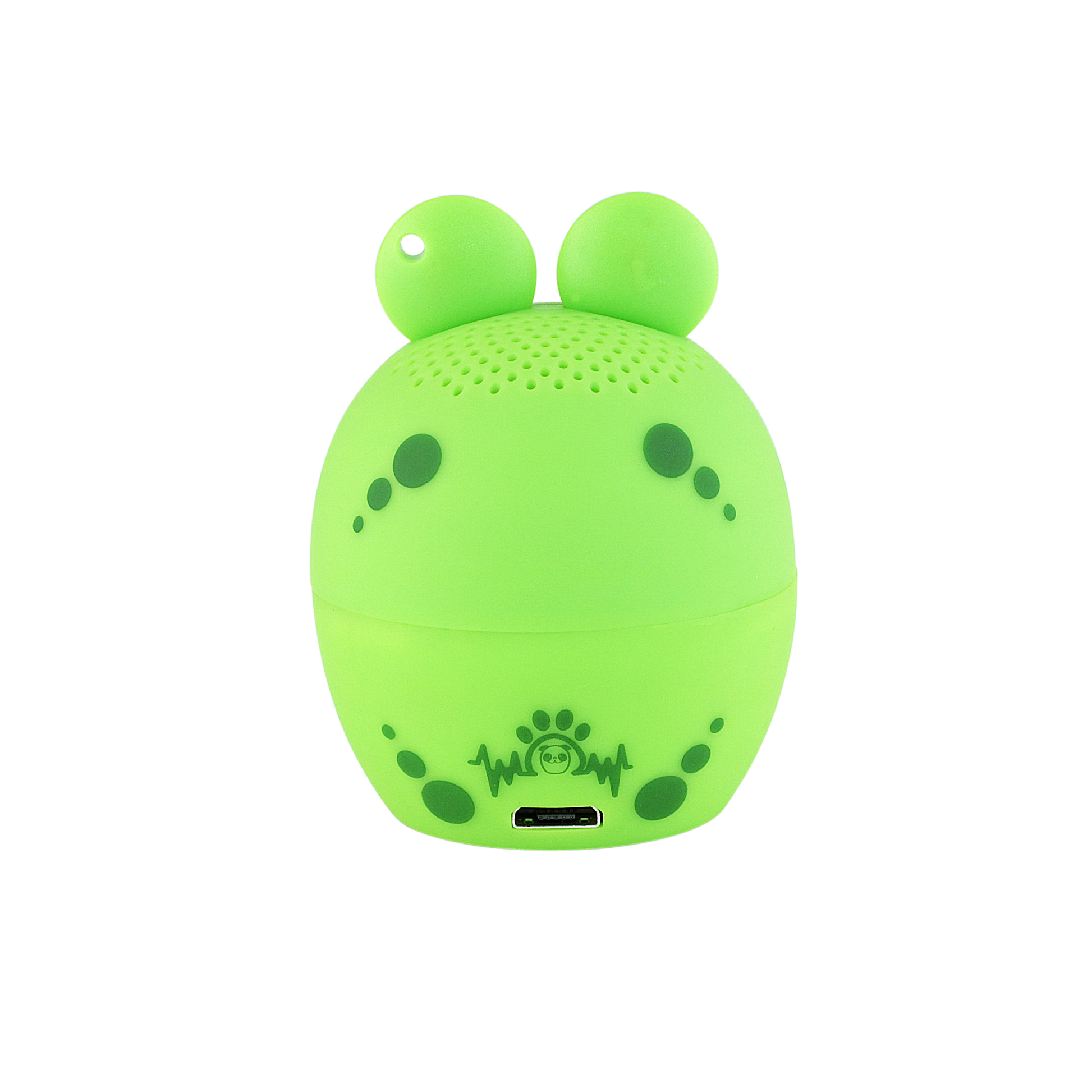 My Audio Pet AMPEDphibian Wireless Bluetooth Speaker with True Wireless Stereo Frog with brand logo on back side