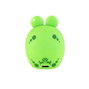 My Audio Pet AMPEDphibian Wireless Bluetooth Speaker with True Wireless Stereo Frog with brand logo on back side