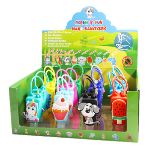 Fresh & Fun 20 Unit Hand Sanitizer Display with 2 Each of 10 Designs with Scent