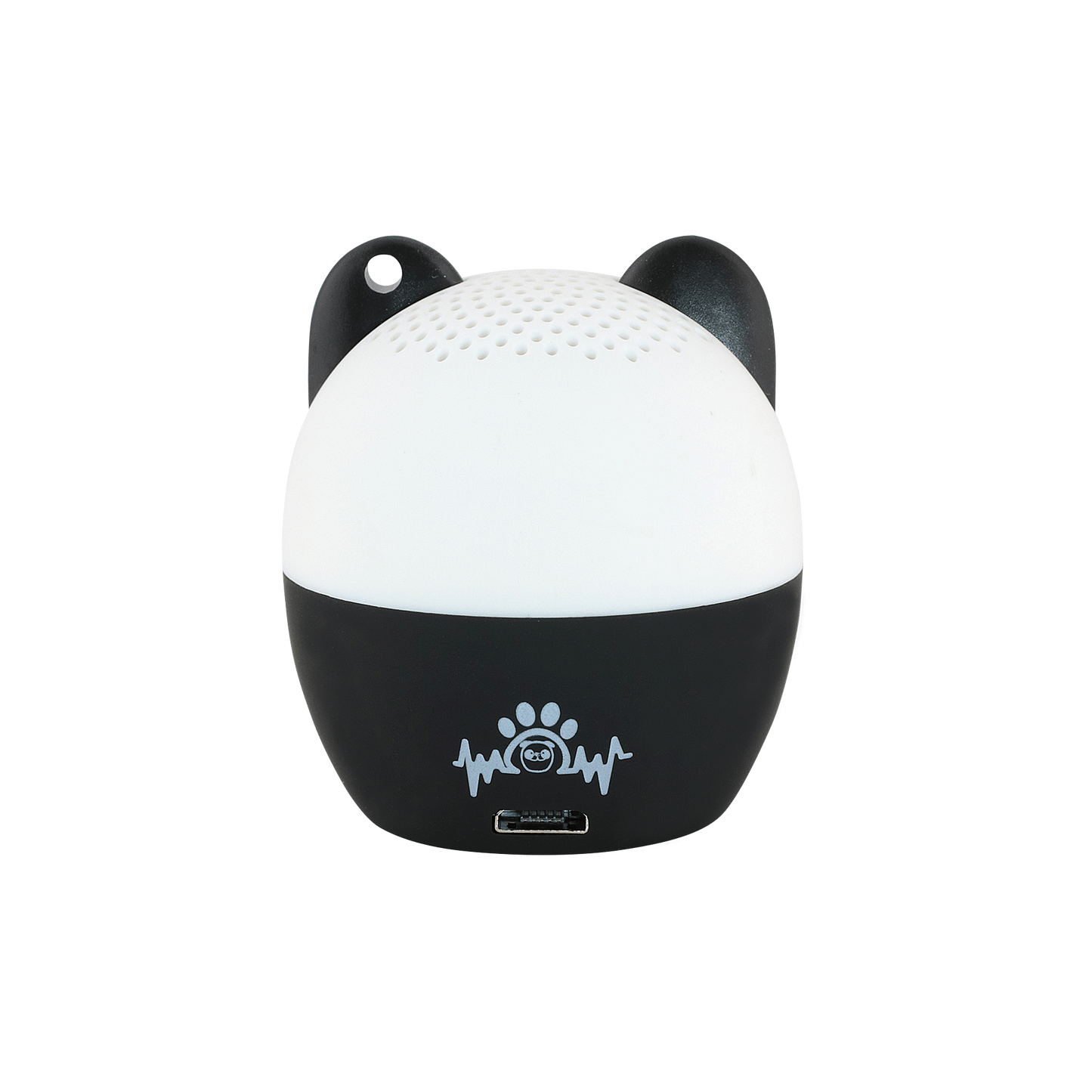 My Audio Pet PANDAmonium Wireless Bluetooth Speaker with True Wireless Stereo Panda showing the authentic brand mark on the rear